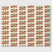 Papier Cadeau Peinture de table Kwanzaa (Plat)