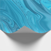 Papier Cadeau Peinture des vagues bleues | Meilleure peinture ab (Coin)