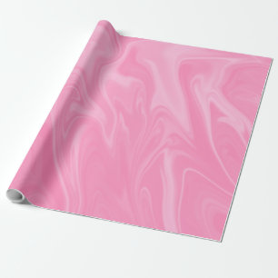 Papier Cadeau Peinture des vagues roses Meilleur art abstrait