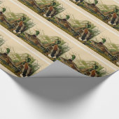 Papier Cadeau Peinture d'oiseaux de Mallard Duck Audubon (Coin)
