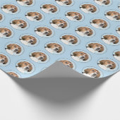 Papier Cadeau Peinture Foxhound en anglais - Joli art original c (Coin)