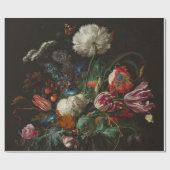 Papier Cadeau Peinture Heem Vase (Plat)