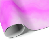 Papier Cadeau Peinture Marbrée Rose (Coin rond)