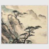 Papier Cadeau peinture paysage chinois.chinois, peinture, japona (Plat)