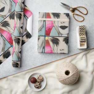 Papier Cadeau Peinture sur un