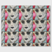 Papier Cadeau Peinture sur un (Plat)