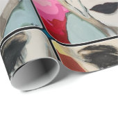 Papier Cadeau Peinture sur un (Coin rond)
