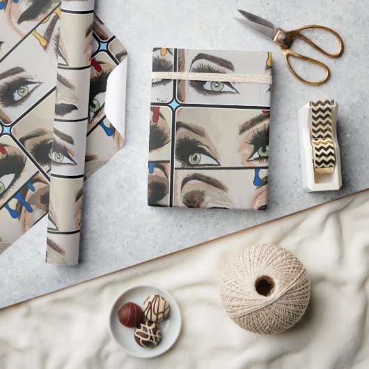 Papier Cadeau Peinture sur une (Artisanat)