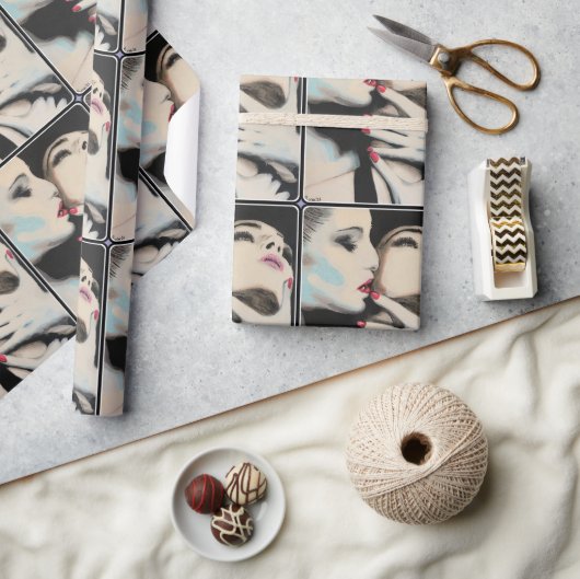 Papier Cadeau Peinture sur une (Artisanat)
