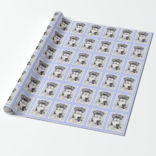 Papier Cadeau Peinture Tibétaine Terrier - Cute Original Chien A
