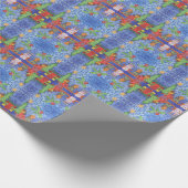 Papier Cadeau Peinture Whimsical Christmas Cheer Watercolor (Coin)