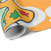 Papier Cadeau Peintures d'artiste (Coin rond)