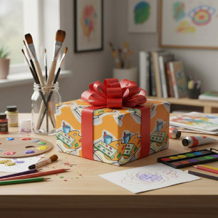 Papier Cadeau Peintures d'artiste