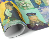 Papier Cadeau Peintures de Vincent van Gogh (Coin rond)