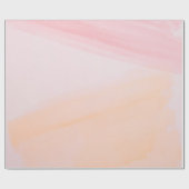 Papier Cadeau Peintures rose et orange (Plat)