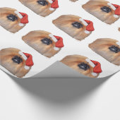 Papier Cadeau Pékinois Noël (Coin)