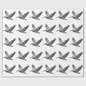 Papier cadeau Pélican (Plat)
