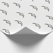 Papier Cadeau Pélican volant 2 (Coin)