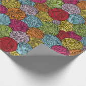 Papier Cadeau Pelotes de laine (Coin)
