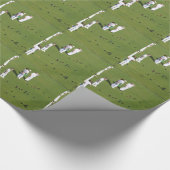 Papier Cadeau Pelouse Bowls Angleterre (Coin)