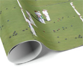 Papier Cadeau Pelouse Bowls Angleterre (Coin rond)