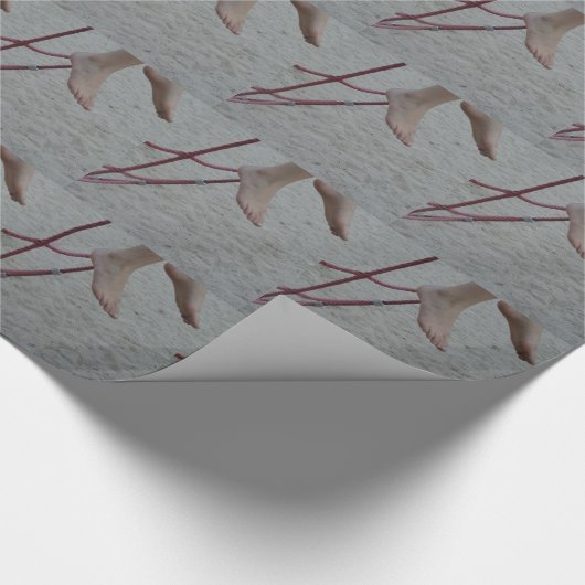 Papier Cadeau pendaison pied escalade cadre pieds terrain de jeu (Coin)