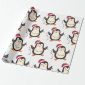 Papier Cadeau Penguin de Christmas (Déroulé)