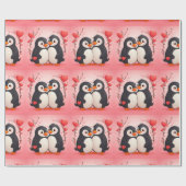 Papier Cadeau Penguin Love Wrapping Paper (Plat)