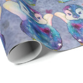 Papier Cadeau Penguin named Button (Coin rond)