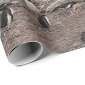 PAPIER CADEAU PENGUINS BESEIN (Coin rond)