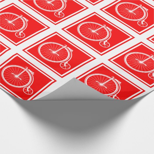 Papier Cadeau Penny Farthing High Wheeler (Coin)