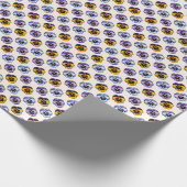 Papier Cadeau Pensées (Coin)