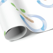 Papier Cadeau Penser (Coin rond)
