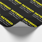 Papier Cadeau Pension retirée de Hellow (foncée) (Coin)