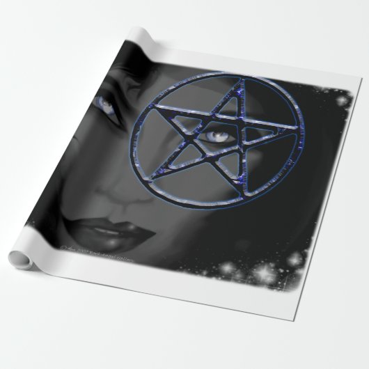 Papier Cadeau Pentacle de la Déesse (Déroulé)