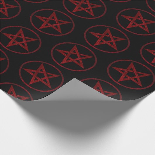 Papier Cadeau Pentagram Red Devil (Coin)