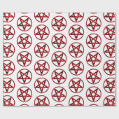 Papier Cadeau Pentagram Red Devil (Plat)