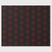 Papier Cadeau Pentagram Red Devil (Plat)