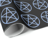 Papier Cadeau Pentagramme de païen de Falln (Coin rond)