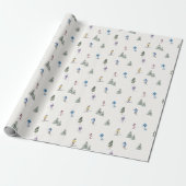Papier Cadeau PENTES D'HIVER Vacances (Déroulé)