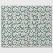 Papier Cadeau Peonies blanches (Plat)