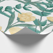 Papier Cadeau Peony Claire de Lune plante motif sans soudure. Ma (Coin)