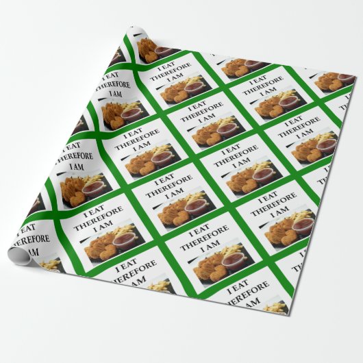 Papier Cadeau pépites de poulet (Déroulé)