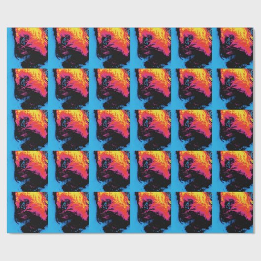 Papier Cadeau pepper and plastic silenced (Plat)