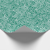 Papier Cadeau Pepper Green Boho visions africaines motif (Coin)
