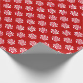 Papier Cadeau Peppermenthe Candy Swirl Noël (Coin)