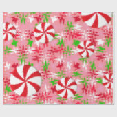 Papier Cadeau Peppermint Swirl (Plat)