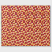 Papier Cadeau Pepperoni Pizza Hot et Yummy! (Plat)