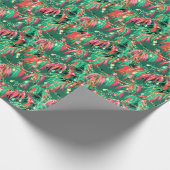 Papier Cadeau Peppers Hot Chili de Noël de Palm Beach (Coin)