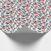 Papier Cadeau Peppy Pit Bull American Pitbull Pet Puppy Chien (Coin)